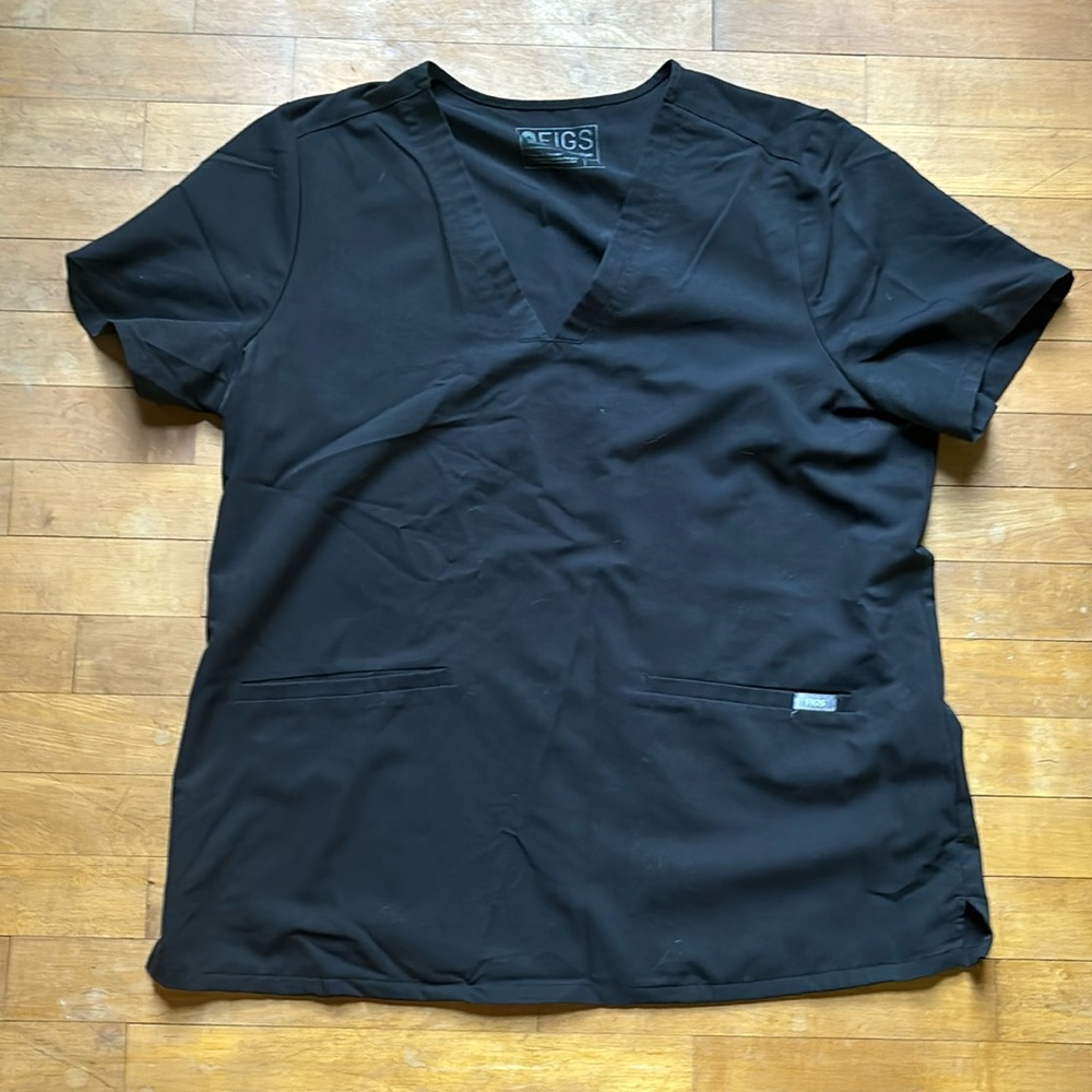 Figs Black Women's Top XL